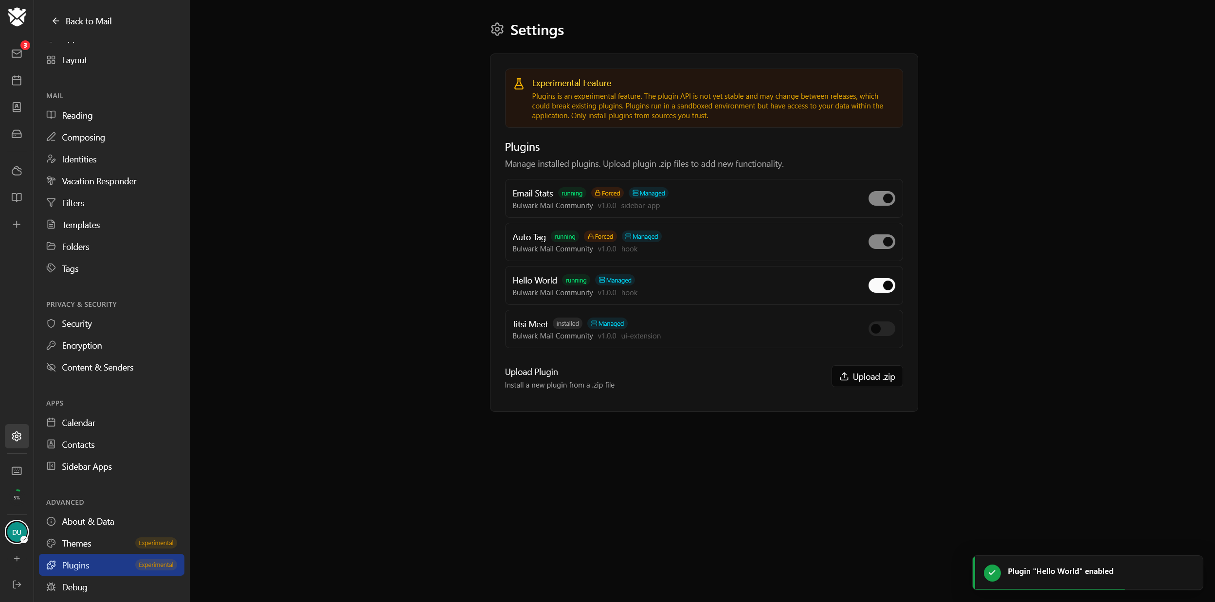 Plugins
